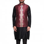 Maroon Chintz Bundi Jacket