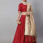 Indian Lehenga Choli Set with Dupatta